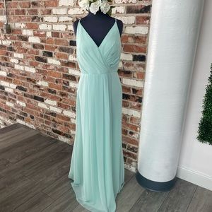 Mint BL bridesmaid dress